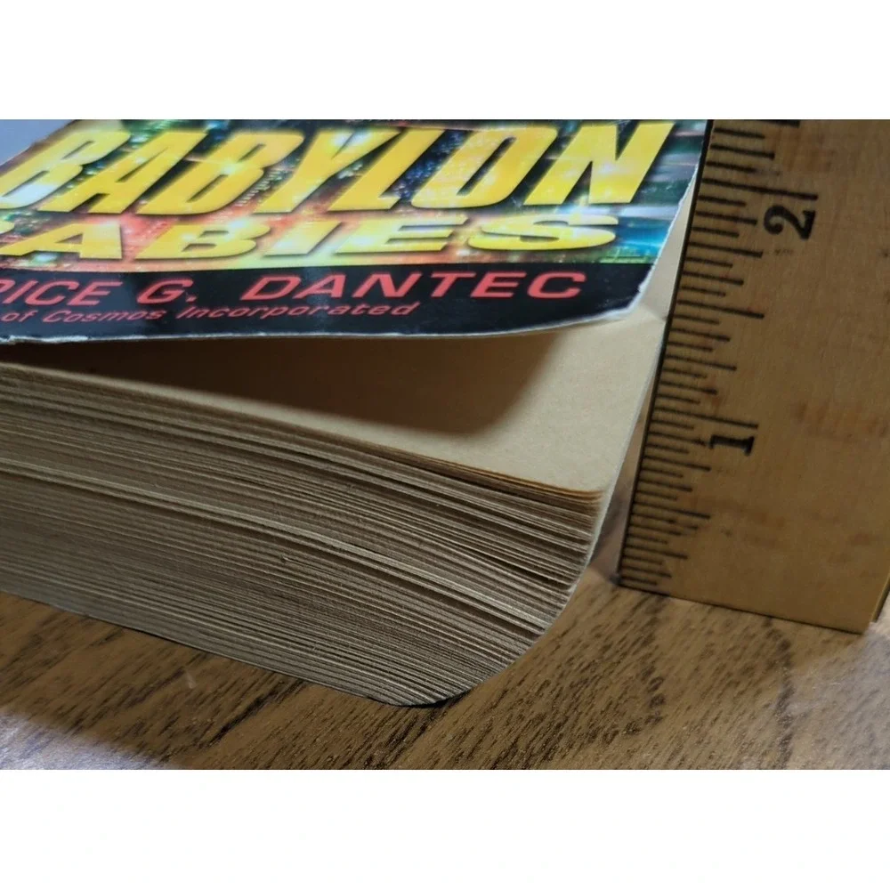 Babylon‎ Babies Maurice G Dantec 2008 Del Rey Movie Tie-In Edition VTG Paperback